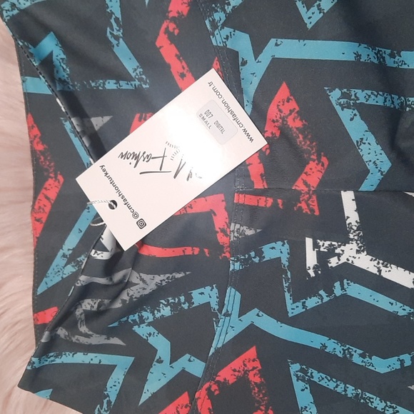 Nwt CM FASHION high waisted leggings size small - Picture 2 of 6